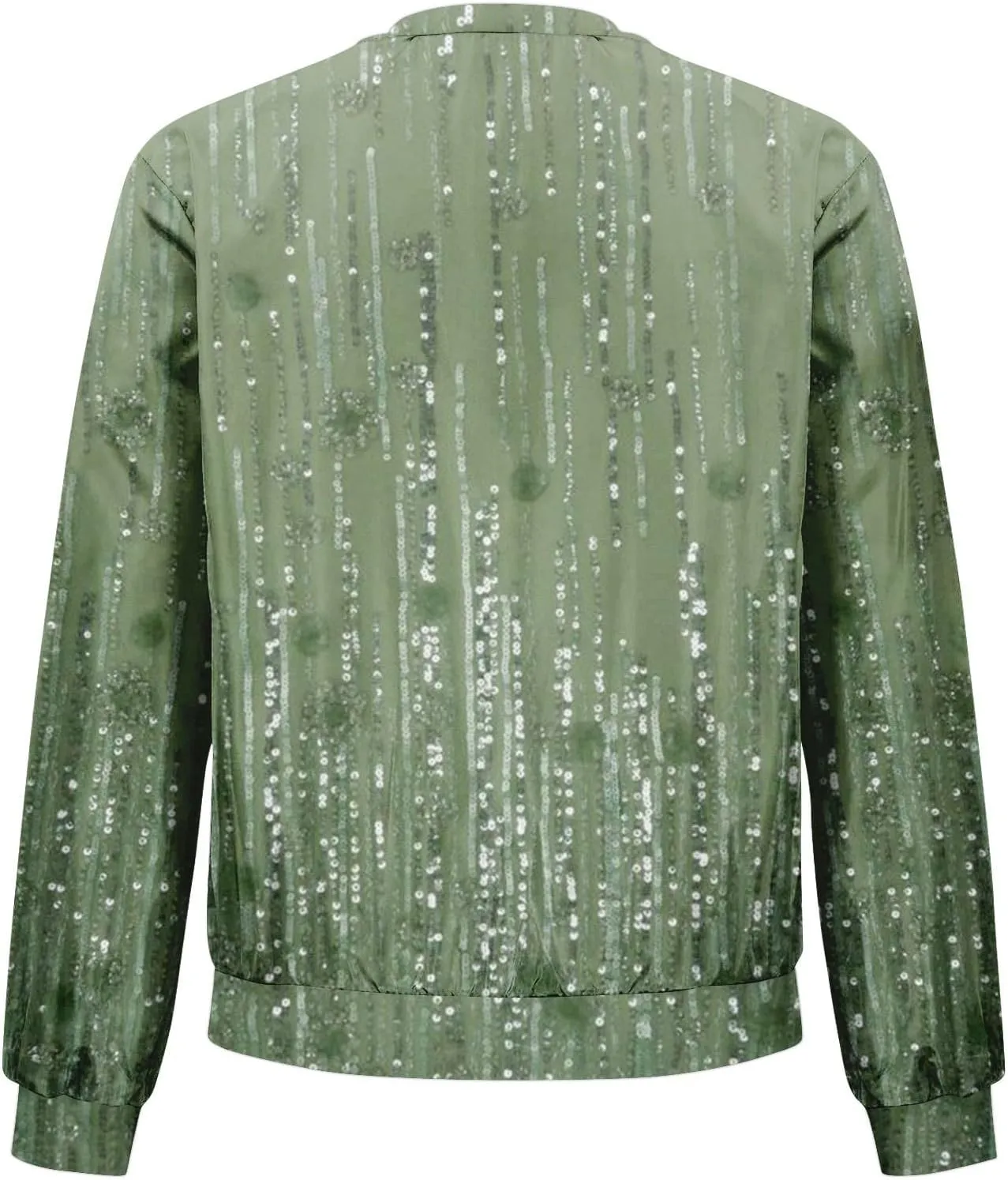 Bomber Jacket Women Lightweight Comfy Coats Casual Zip Up Windproof Windbreaker Floral Pattern Fashion Outerwears