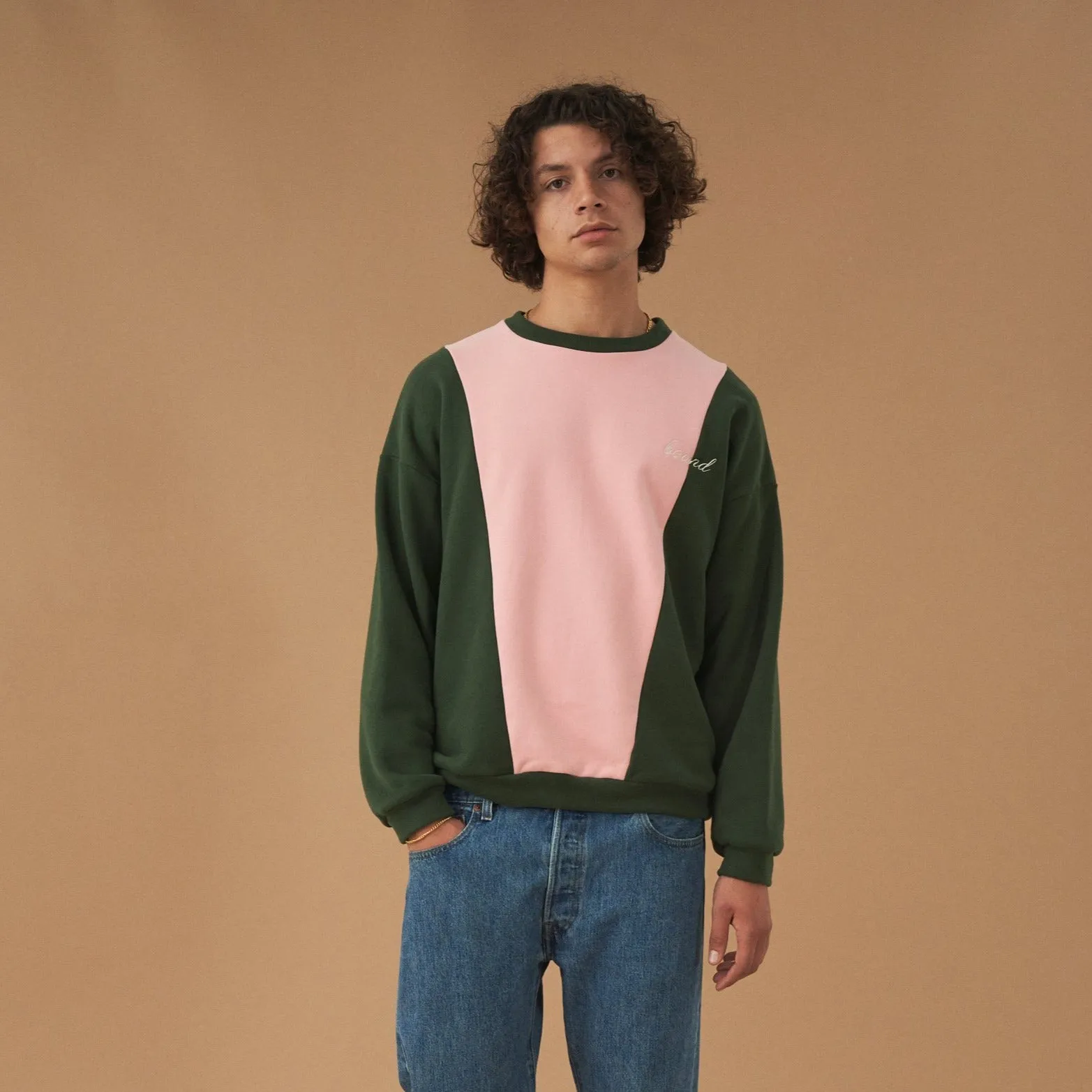 Panel Forest Rose Sweater