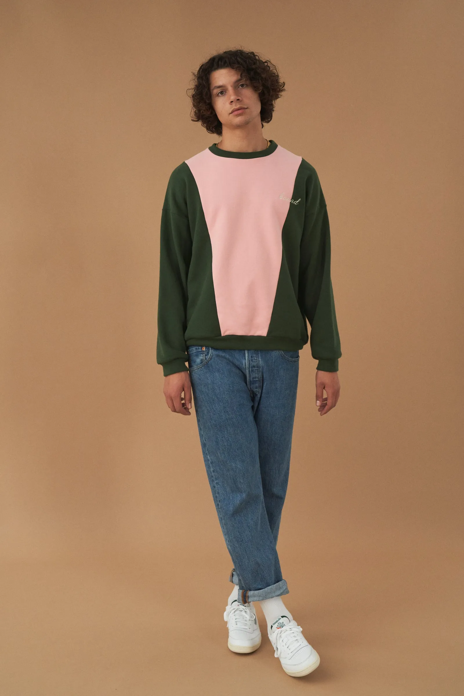 Panel Forest Rose Sweater