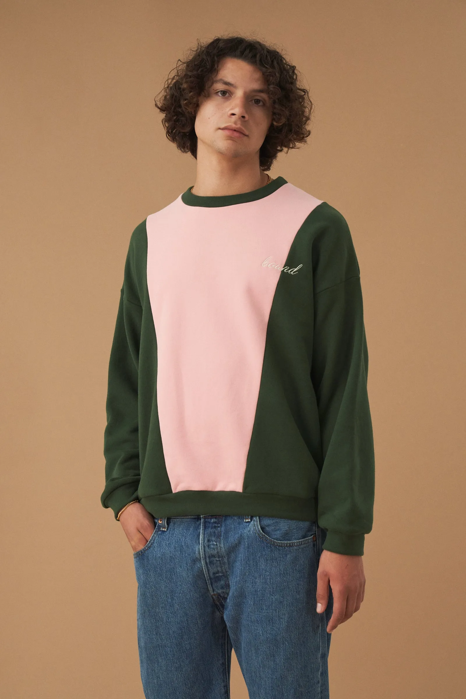 Panel Forest Rose Sweater