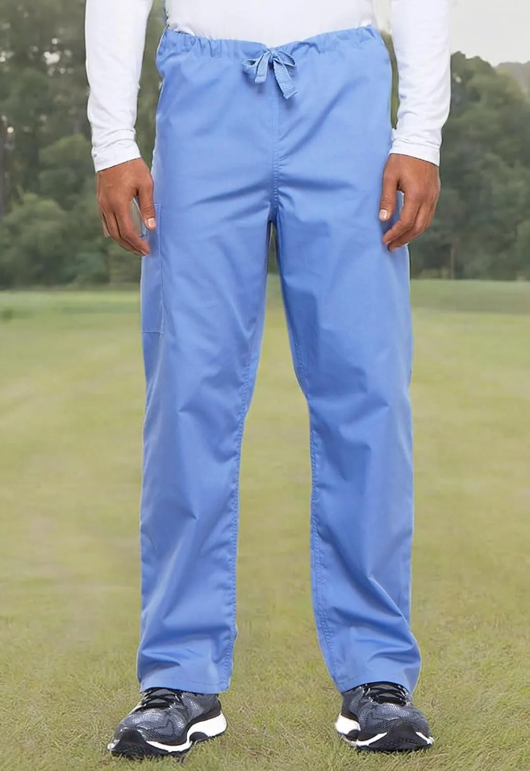 Cherokee Cargo Pant for Men and Women with 3 Pockets Adjustable Webbed Drawstring 4100