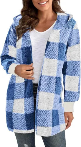 ChicCrate Womens Plaid Shacket Jacket 2025 Fall Winter Clothes Fashion Outfits Long Sleeve Coats