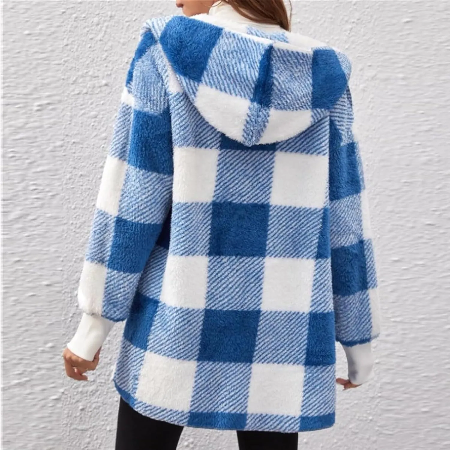 ChicCrate Womens Plaid Shacket Jacket 2025 Fall Winter Clothes Fashion Outfits Long Sleeve Coats