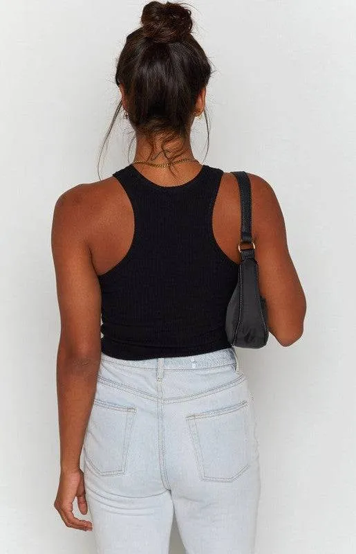 Coffee Break Tank (Black)