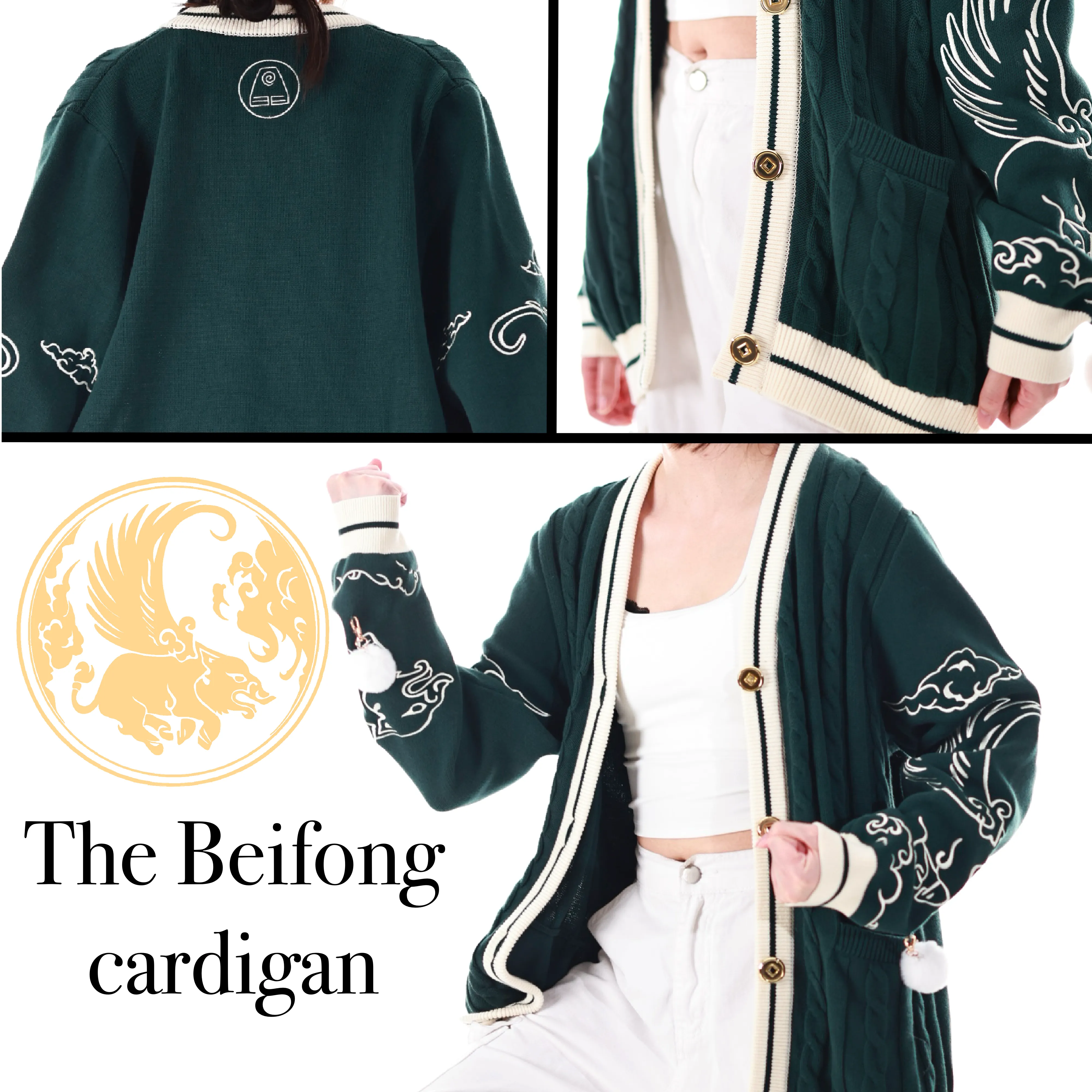 **Preorder Cozy Earth Kingdom-Inspired Cardigan**