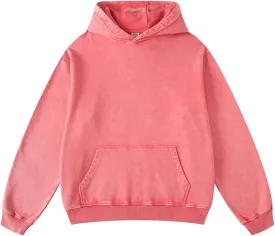 FAIABLE Mens Womens Acid Wash Hoodie Unisex Oversized Vintage Hoodie Heavyweight Terry Hoodies Sweatshirts for Women Men 2025