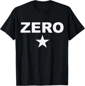 Grunge Alternative zero star 90s rock band music T-Shirt