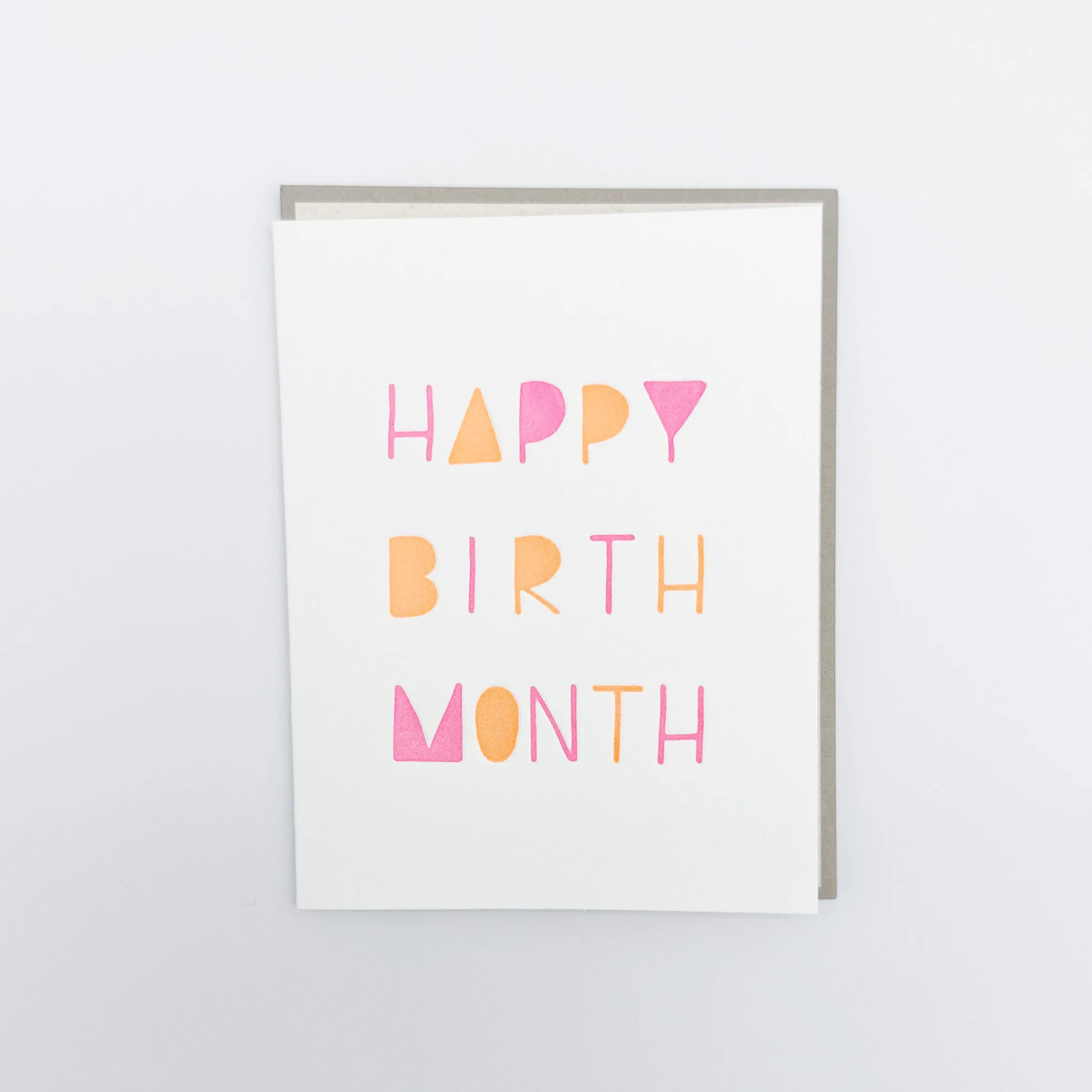 Happy Birth Month Card