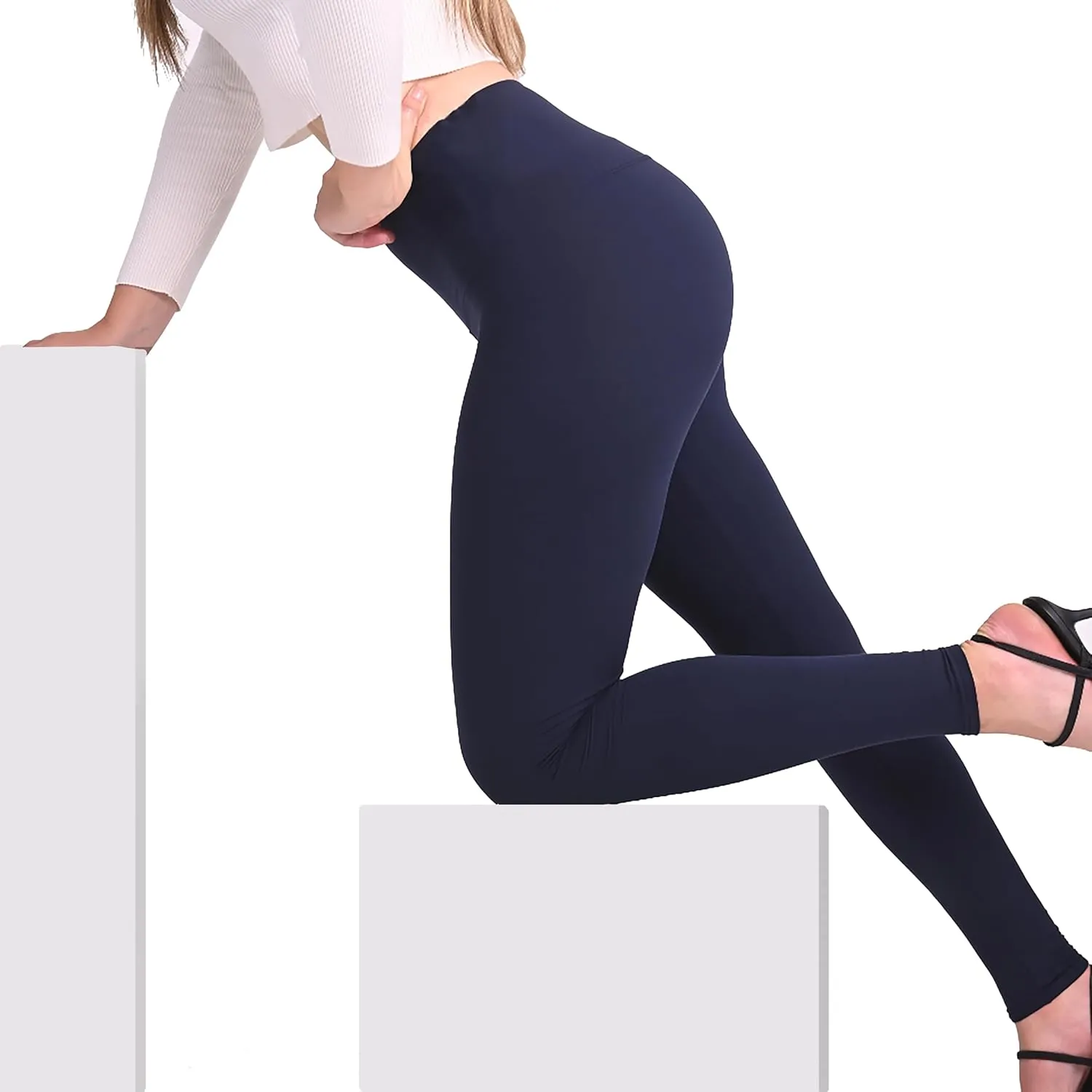 Leggings for Women, Buttery Soft, High Waisted, Tummy Control, Yoga Pants, Casual Everyday Wear