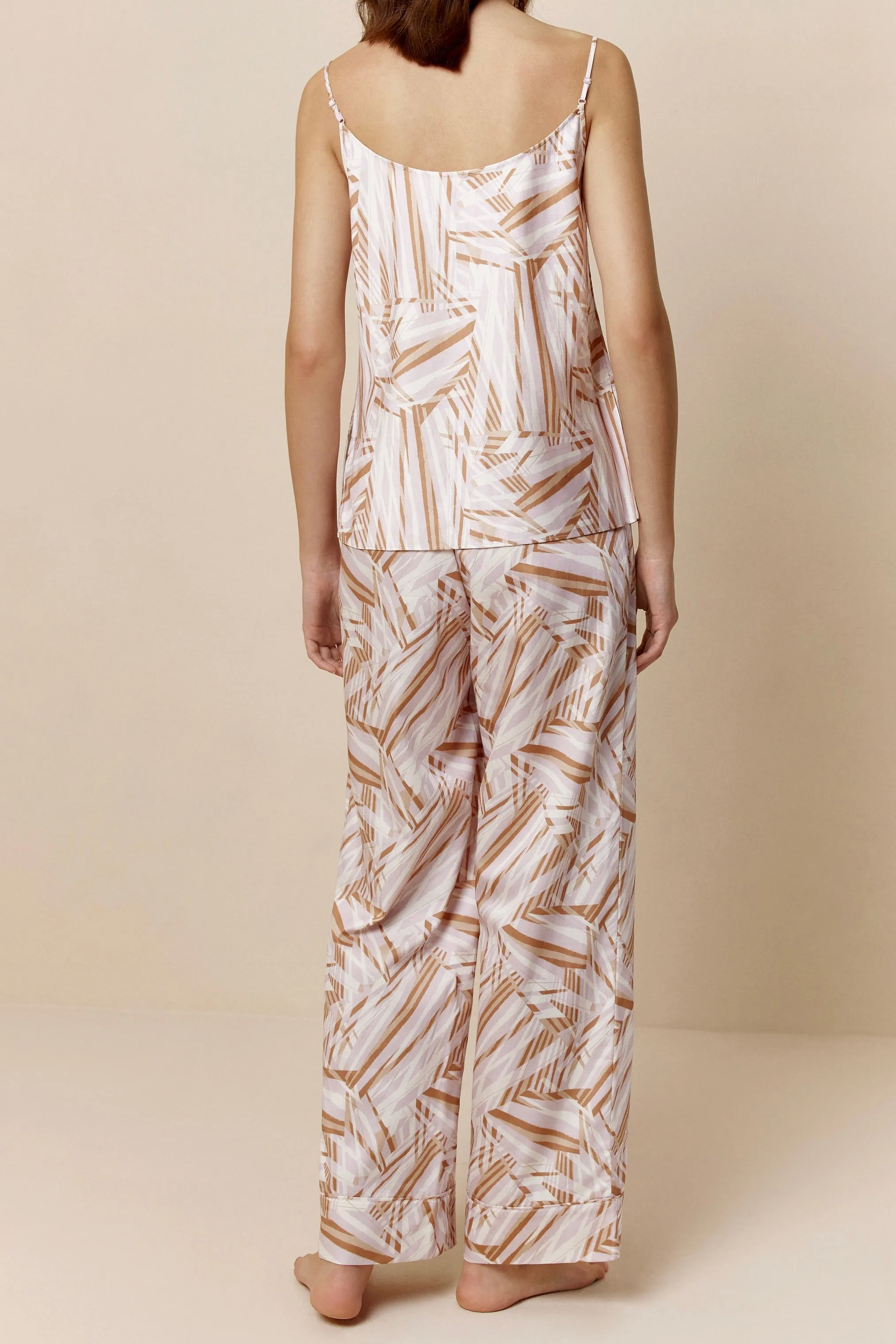 Lyocell Straight Leg Pants