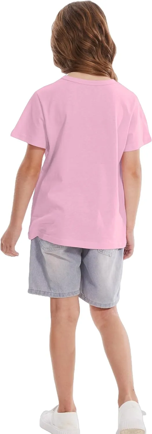 Mowbeat Custom T Shirts for Kids Customizable Girls Top Boys Personalized Shirt Design Your Own Image Photo Text Tee