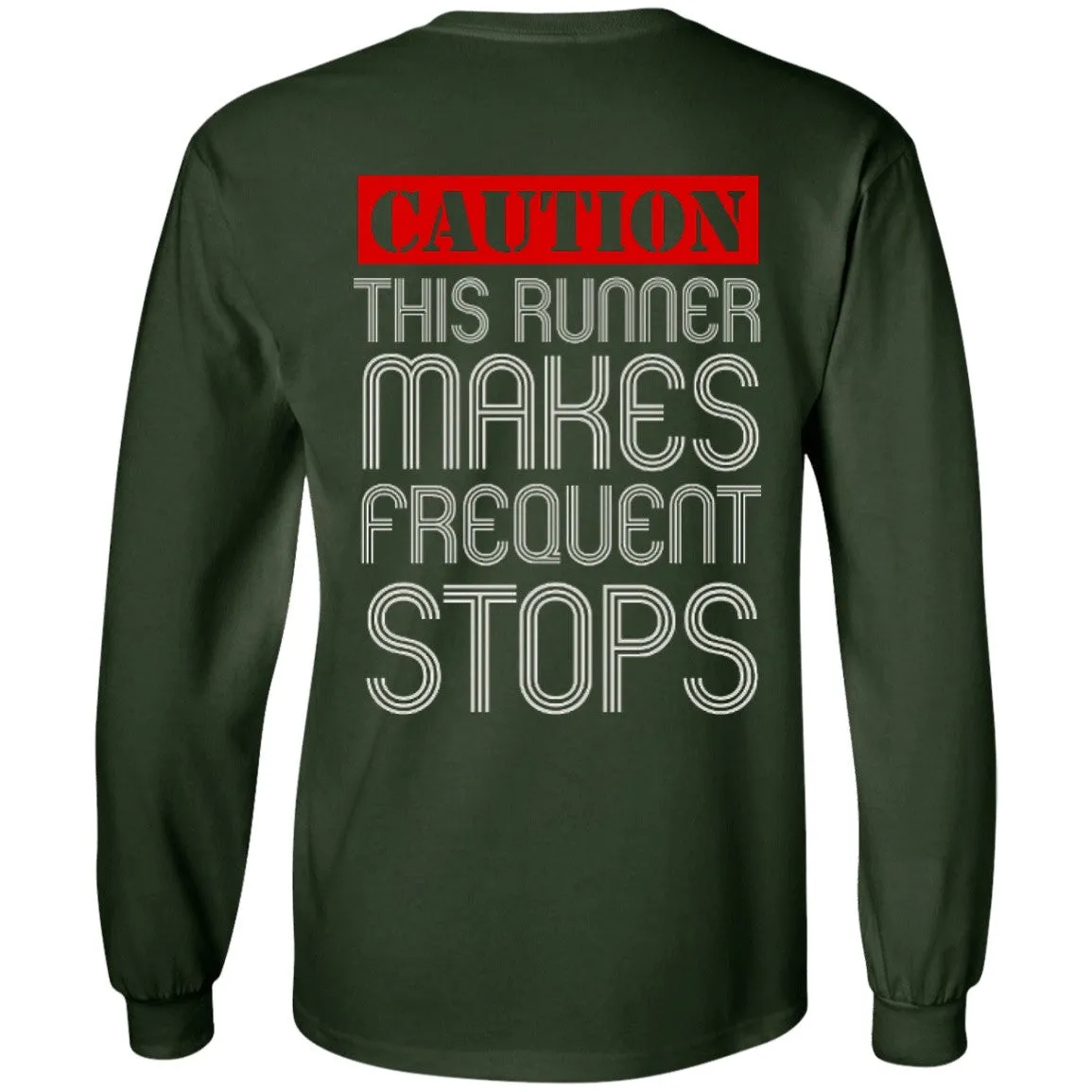 Runner Caution Unisex Long Sleeve Shirt