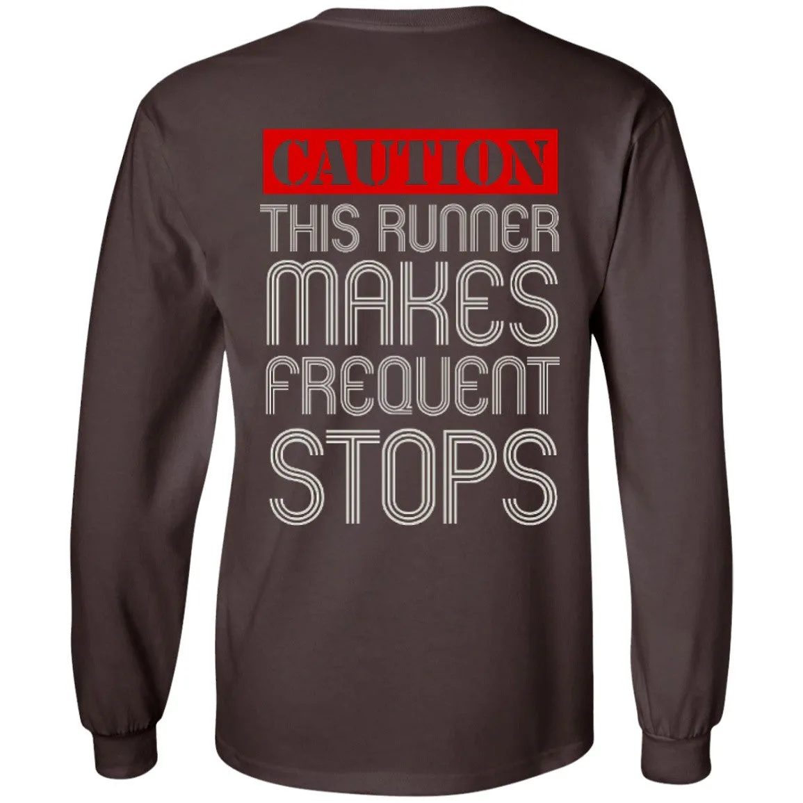 Runner Caution Unisex Long Sleeve Shirt