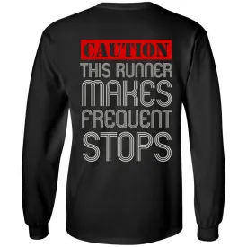 Runner Caution Unisex Long Sleeve Shirt