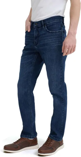 Slim Fit Mens Jeans  Stretch Fabric Tapered Pants for Men  Premium Comfort Casual Wear and Work Attire
