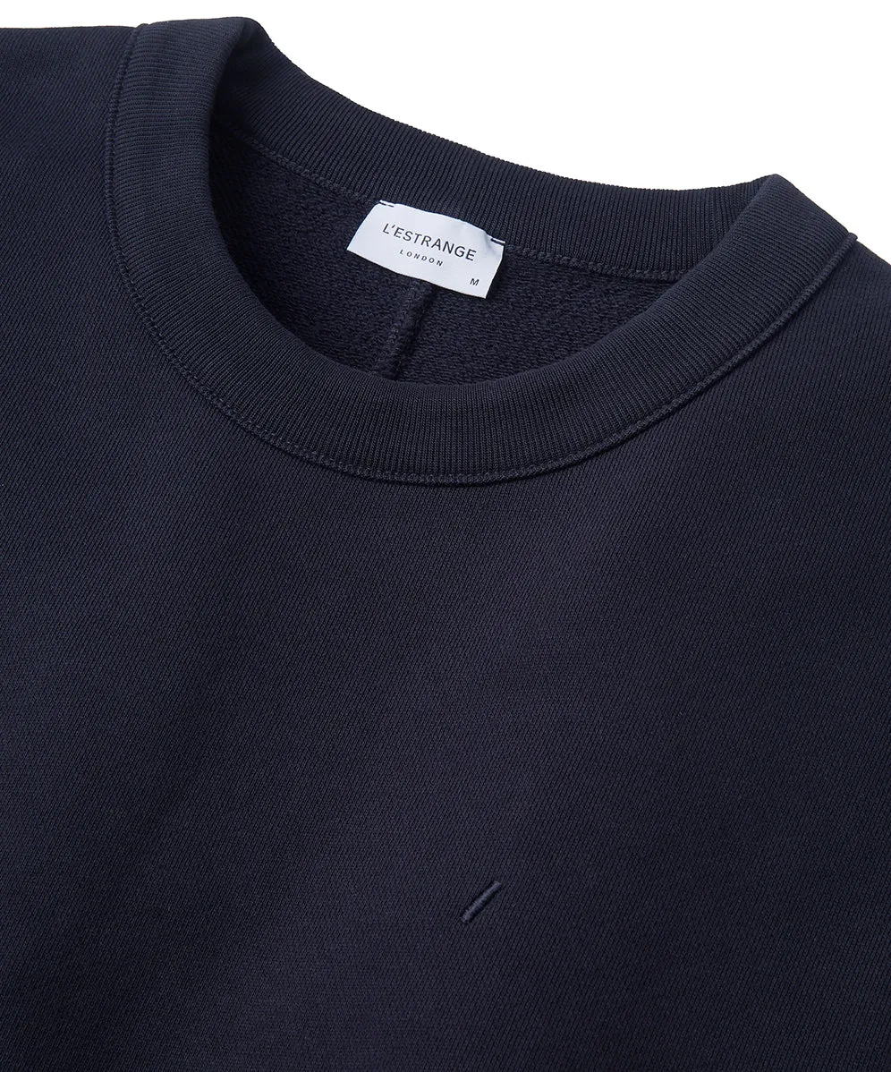 Navy Icon Sweatshirt | Organic Cotton