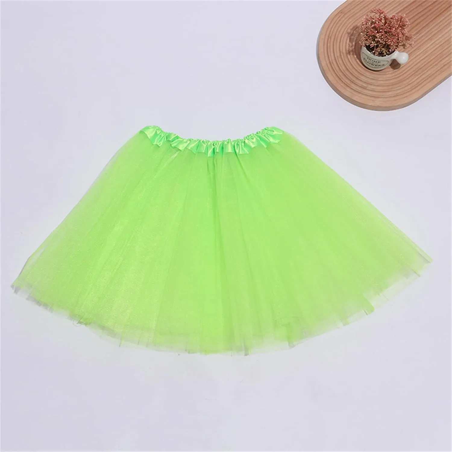 Tutu Skirts for Women Summer 3 Layers Dance Tulle Skirts Lightweight Layered Fancy Costume Solid Color Tie Dye Skirt