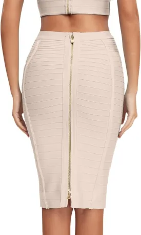 Women's Bandage Skirt High Waist Bandage Skirt Pencil Skirt