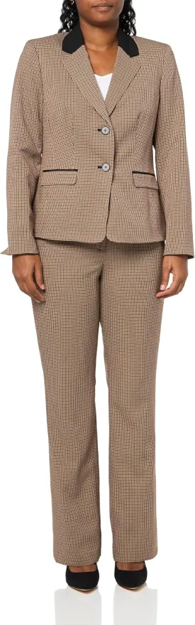 Women's Two Button Blazer & Pant, 2pc Set